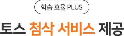토스 첨삭 서비스 제공